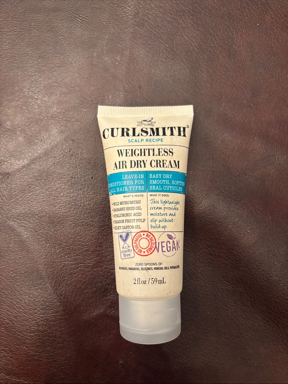 Curlsmith Weightless Air Dry Cream travel size